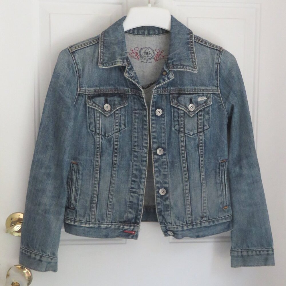 Vintage Gap 1969 Limited Edition Distressed Denim Jean Jacket XS